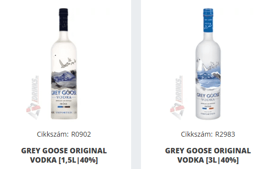 Grey Goose vodka