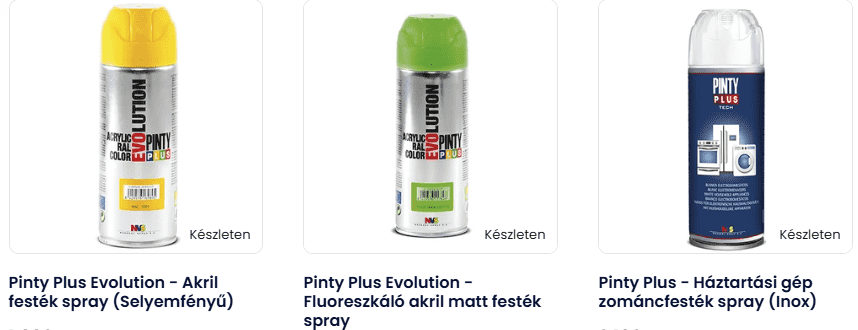 festék spray